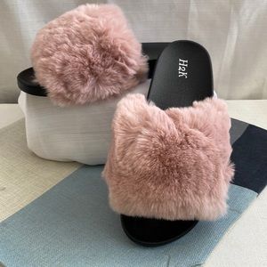 Fuzzing pale pink sandals/comfort shoes